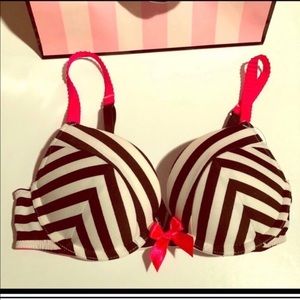 Victoria's Secret Intimates & Sleepwear - VICTORIA’S SECRET VERY SEXY PUSH-UP Stripe BRA 32B Victoria's Secret Intimates & Sleepwear - VICTORIA’S SECRET VERY SEXY PUSH-UP Stripe BRA 32B